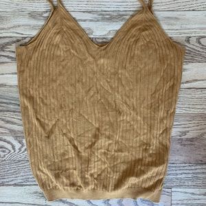 Anthropologie Mustard Tank